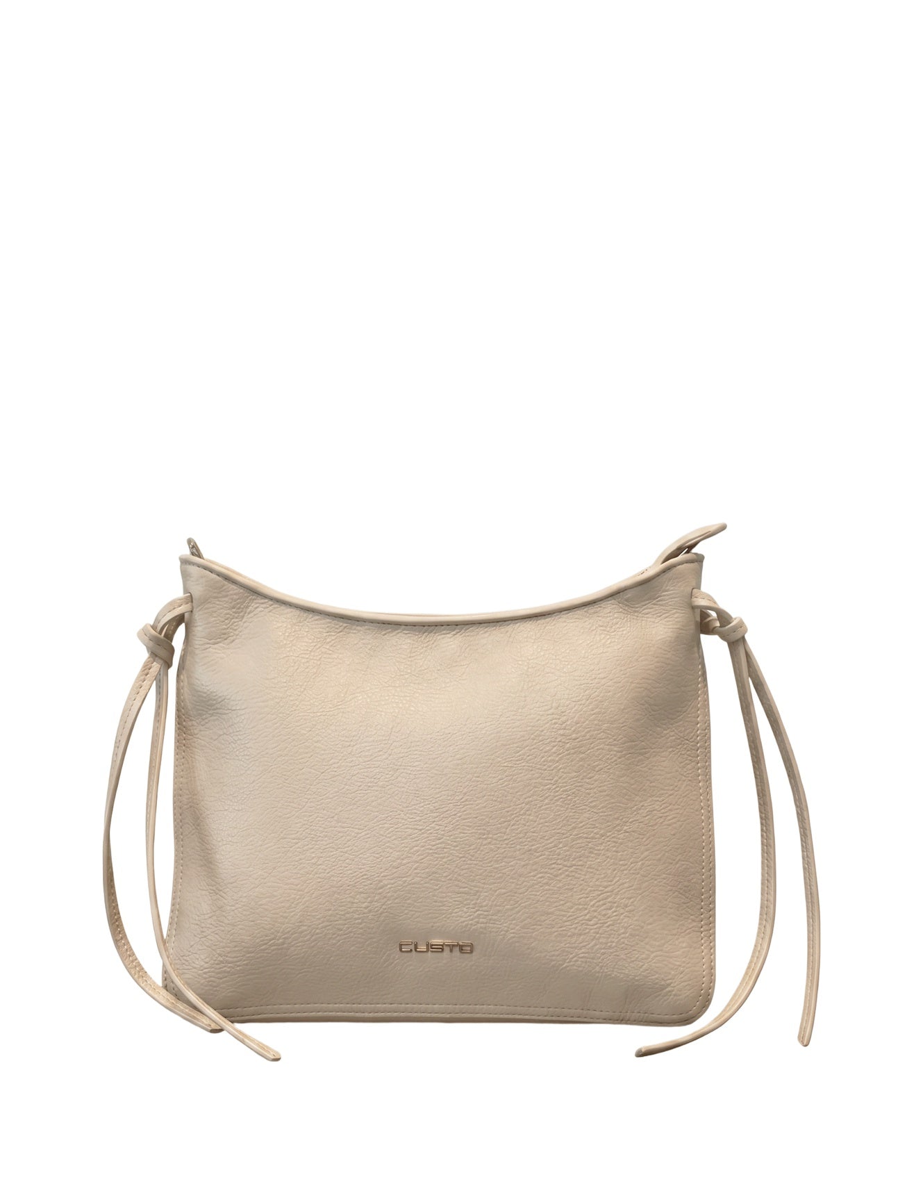 Borsa a mano in Pelle Vegana Crema CUSTO BARCELONA