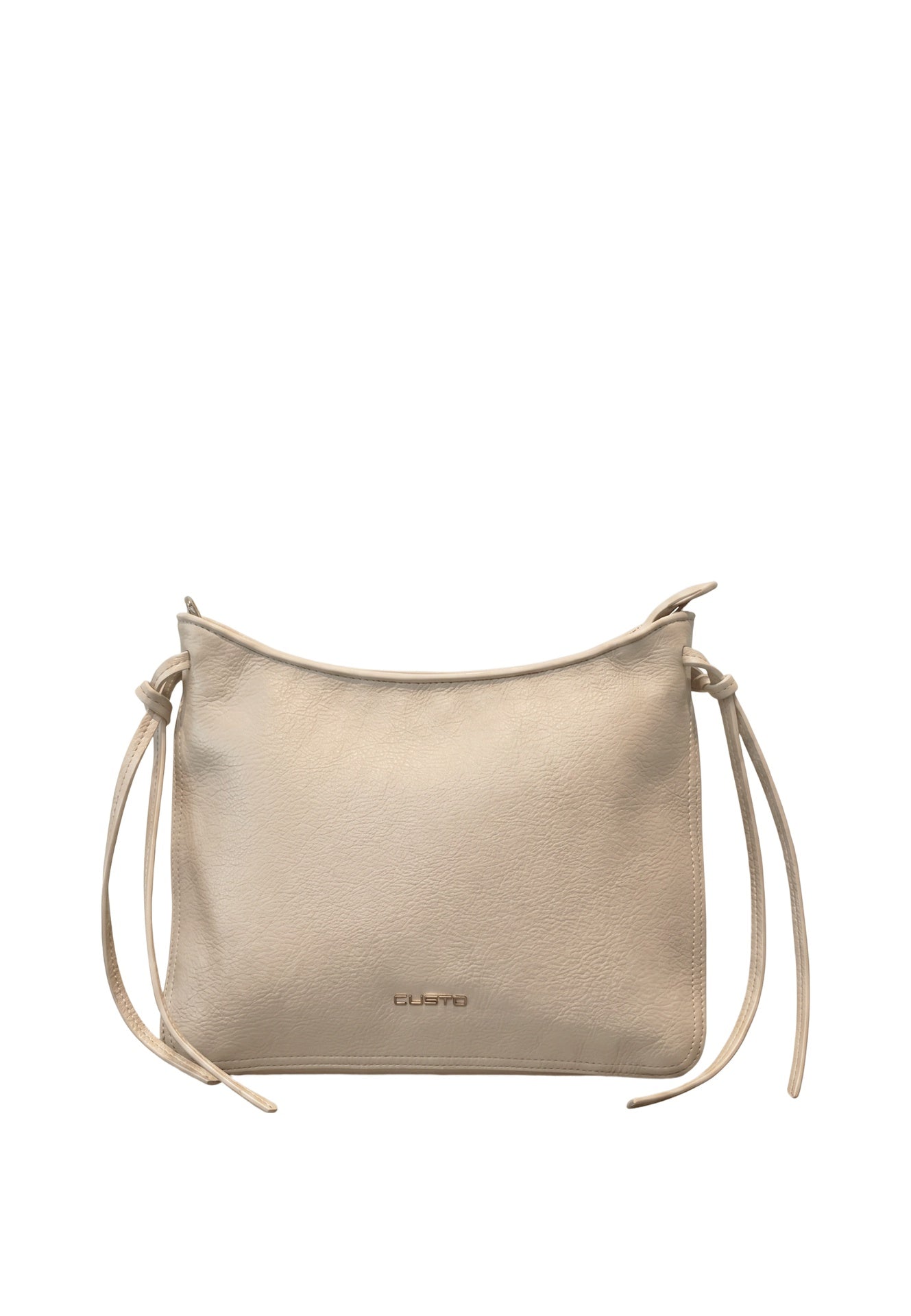 Borsa a mano in Pelle Vegana Crema CUSTO BARCELONA