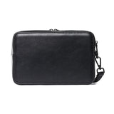 Zephyr Prime Men's Vegan Leather Clutch Bag, Black