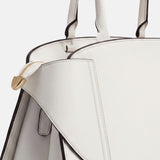 Borsa a mano in Pelle Vegana Bianco