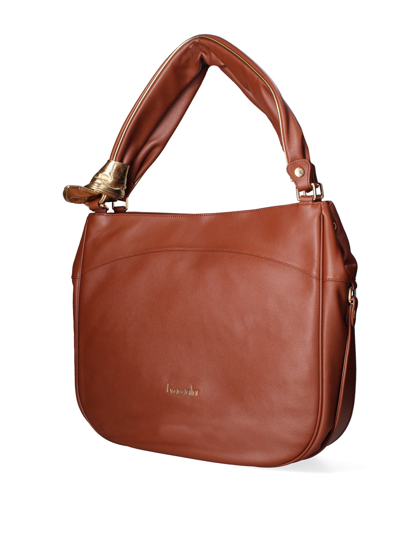 Borsa a Spalla in Vera Pelle Marrone