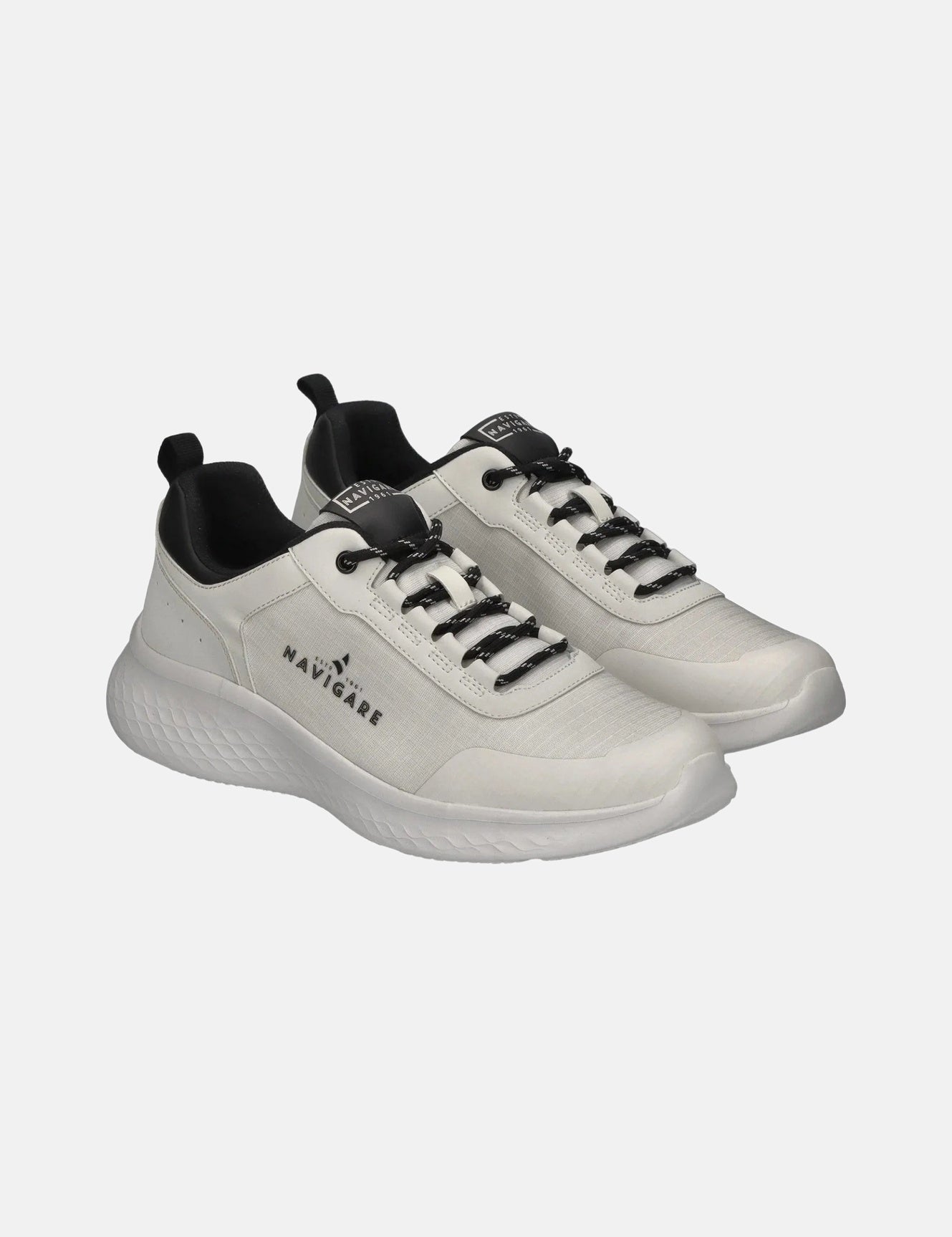 Scarpa stringata in Pelle Vegana Bianco