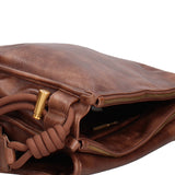 Borsa a tracolla CUSTO - Cuoio