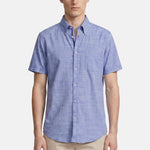 Camicia in Cotone Blu Navigare