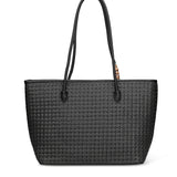 Borsa a Mano Donna in Pelle Vegana Nero