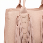 Borsa a Mano in Polyurethane Rosa