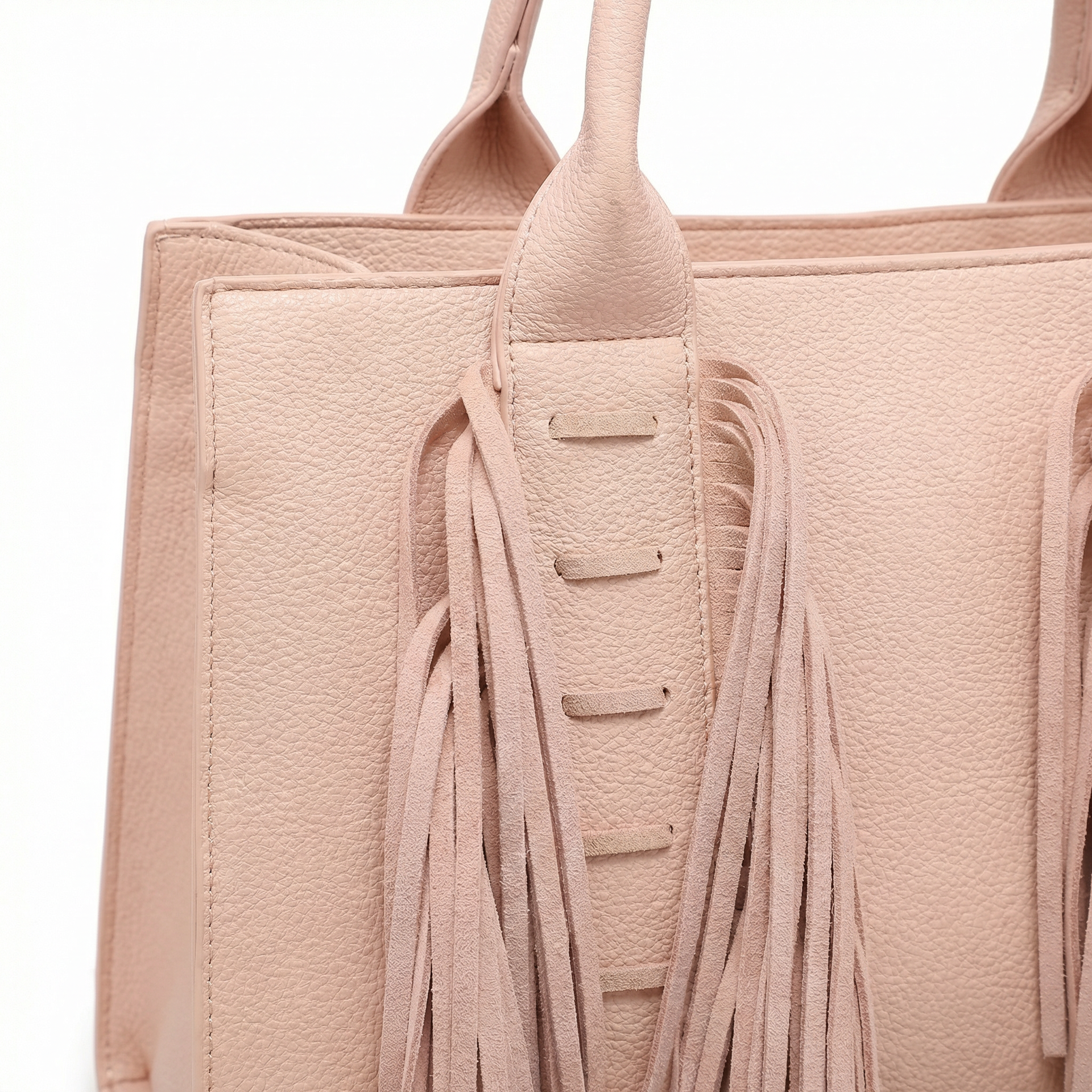 Borsa a Mano in Polyurethane Rosa