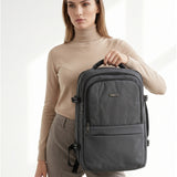 Zaino in Poliestere 100% Grigio