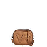 Borsa a Tracolla in Genuine Printed Suede Leather Bronzo