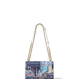 Borsa a Tracolla da Donna in Poliestere Multicolore