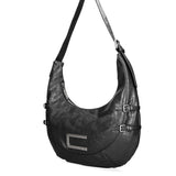 Borsa a spalla CUSTO - Nero