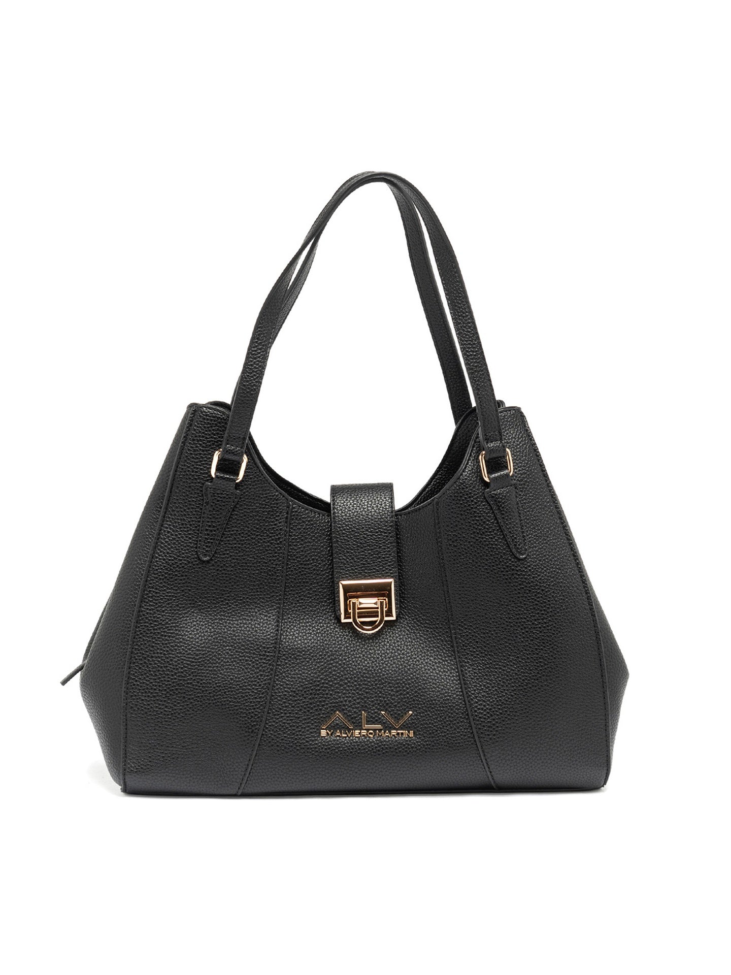Borsa shopper da donna ALV - Nero