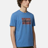 T-shirt in Cotone Blu