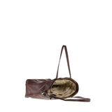 Borsa a Mano in Vera Pelle Cioccolato