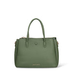 Borsa a Mano in Pelle Vegana Verde Pierre Cardin