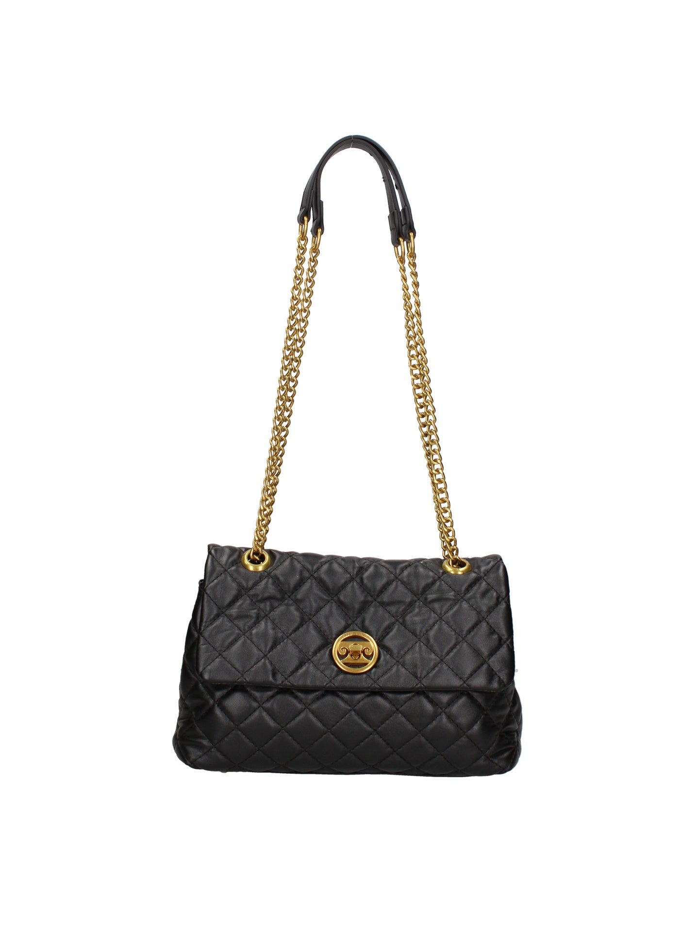 Borsa a Spalla in Polyester Nero Pierre Cardin