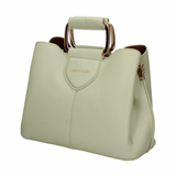 Borsa a Mano in Pelle Vegana Verde