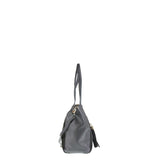 Borsa a Mano in Vera Pelle Grigio