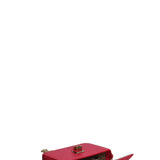 Bolso de hombro en piel Palmellato color fucsia