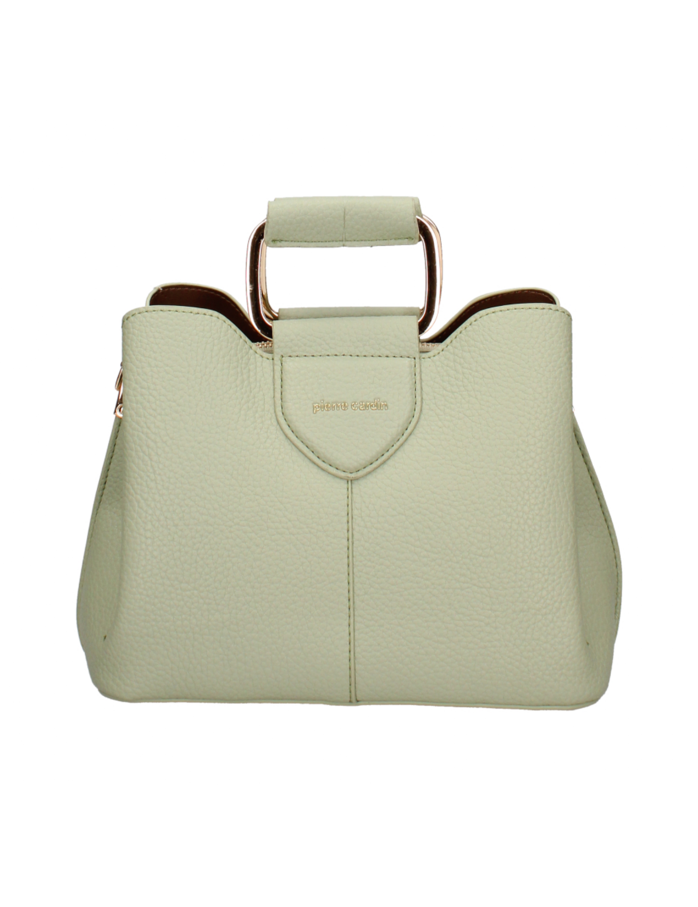 Borsa a Mano in Pelle Vegana Verde Pierre Cardin