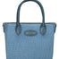 Borsa a Mano in Pelle Vegana Blu Jeans Pierre Cardin