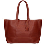 Borsa a Mano in 100% Cow Leather Rubino Chiara Ferretti