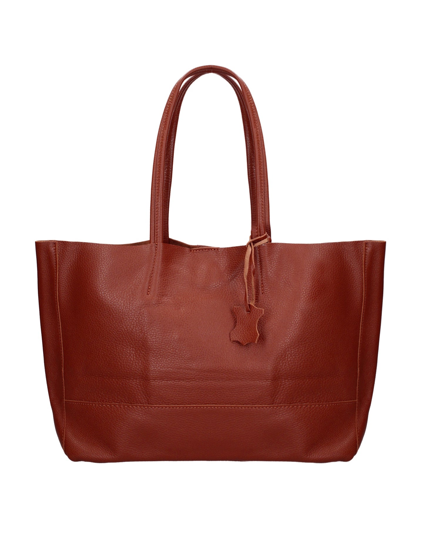 Borsa a Mano in 100% Cow Leather Rubino Chiara Ferretti