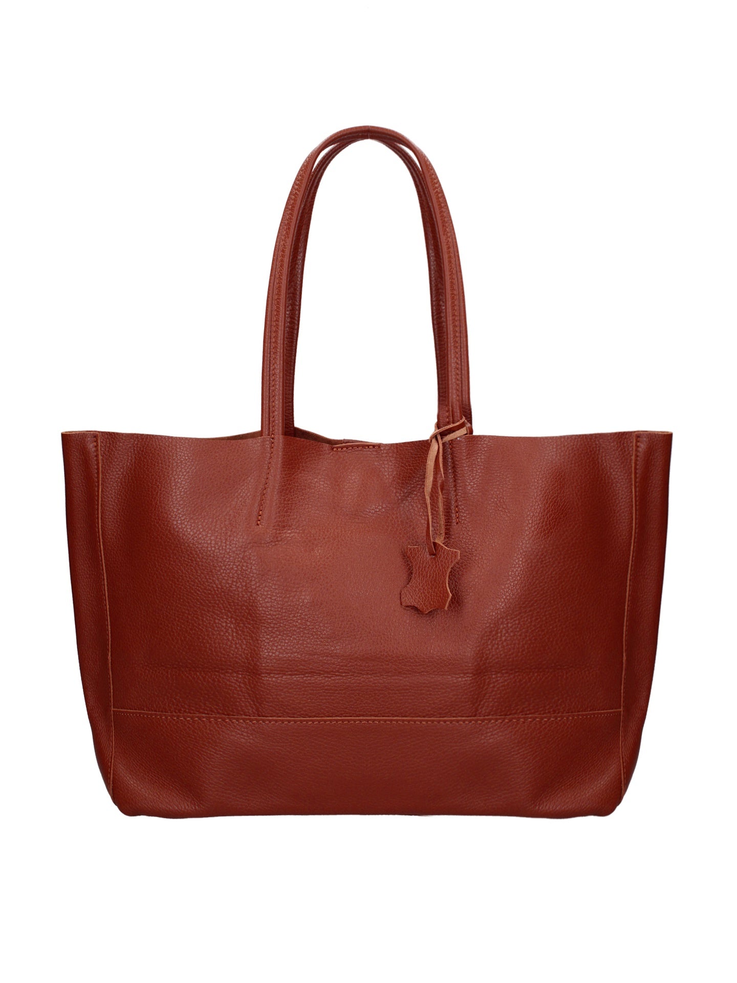 Borsa a Mano in 100% Cow Leather Rubino Chiara Ferretti