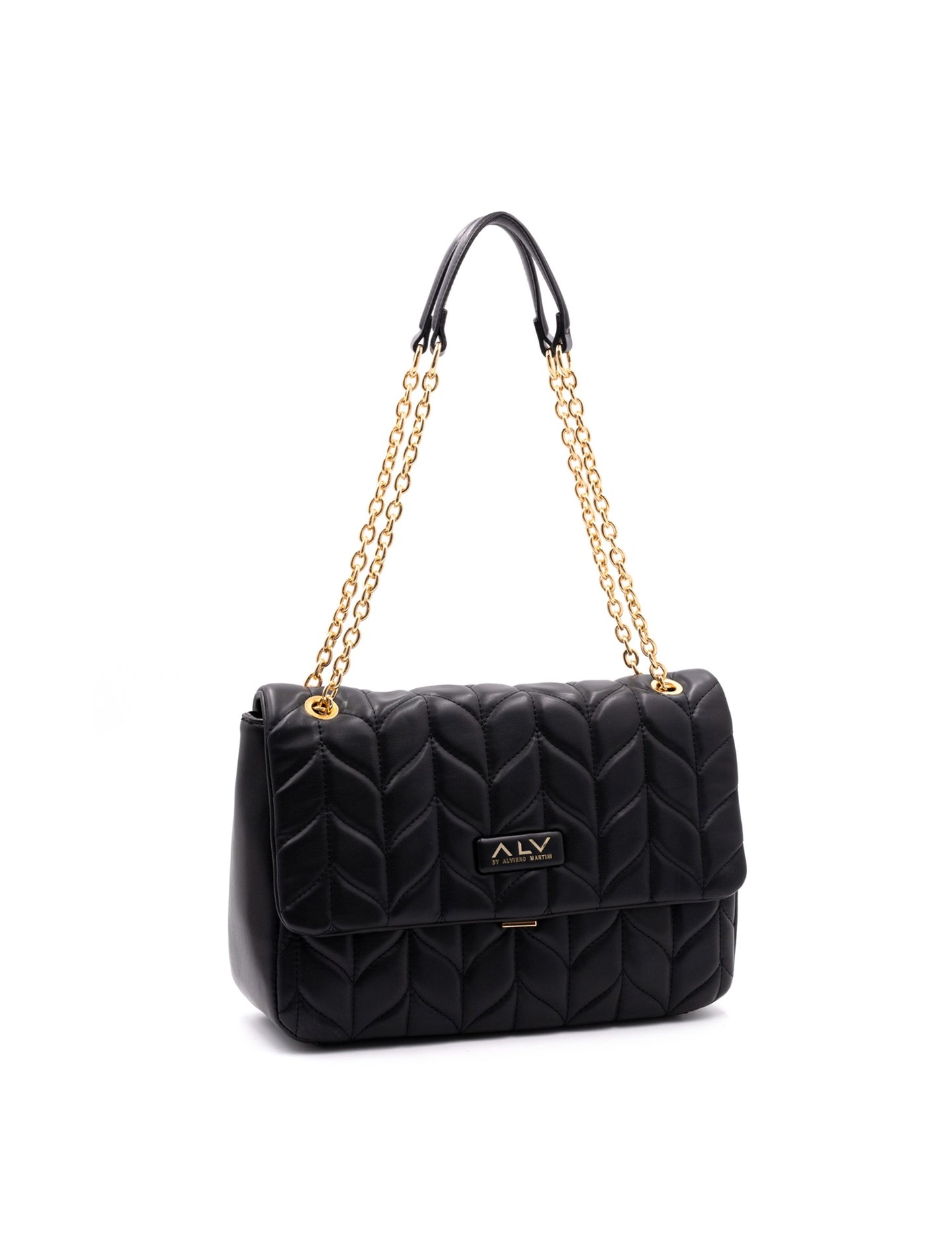 ALV Damen-Schultertasche – Schwarz