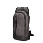 Marsupio in 100% Pu Vegan Leather Grigio Scuro