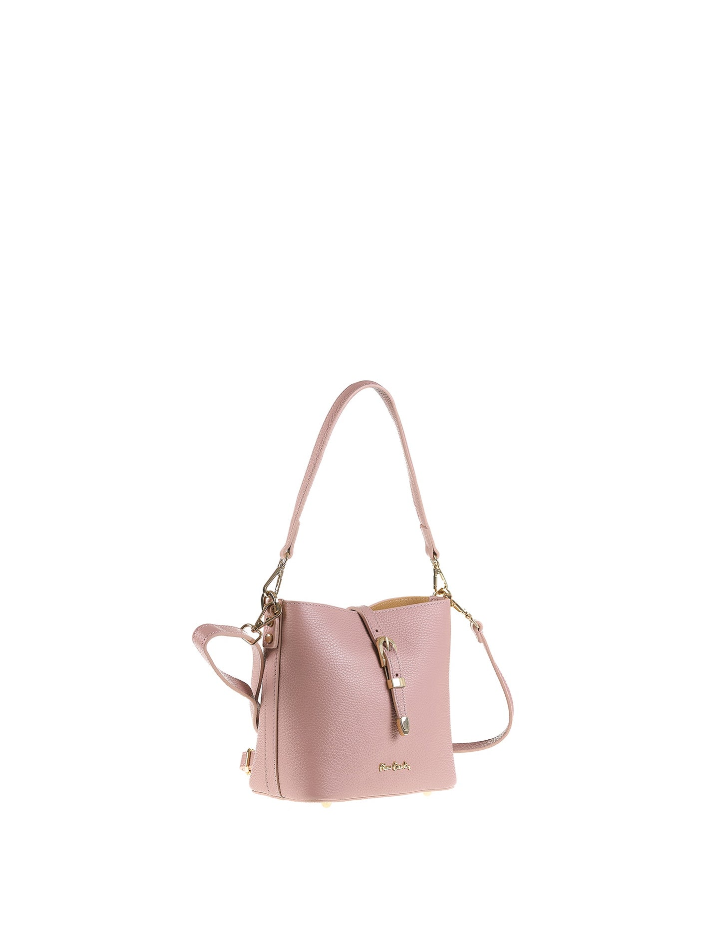 Borsa a Spalla in Vera Pelle Malva