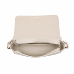 Borsa a Tracolla in Pelle Vegana Beige