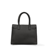Borsa a Mano in Vera Pelle Nero