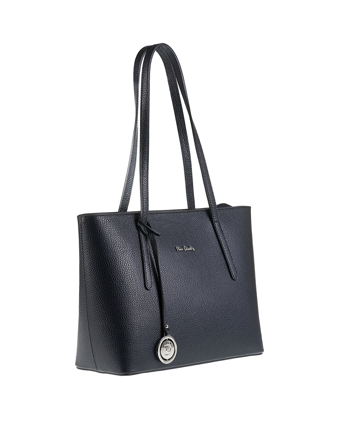 Borsa a Spalla in Vera Pelle Nero