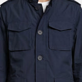 Giubbotto in Cotone Blu Navy