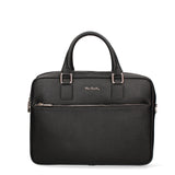 Borsa in Vera Pelle Nero Pierre Cardin