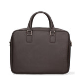 Dunkelbraune Tasche aus echtem Leder