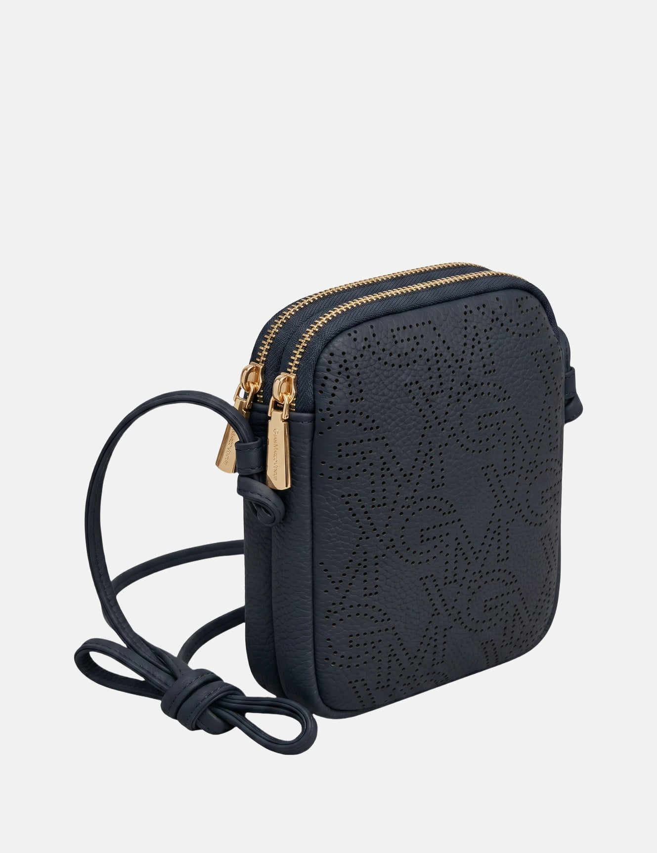 Borsa a tracolla in Pelle Vegana Blue