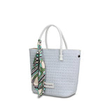 Borsa a Mano in Pelle Vegana Azzurro Pierre Cardin