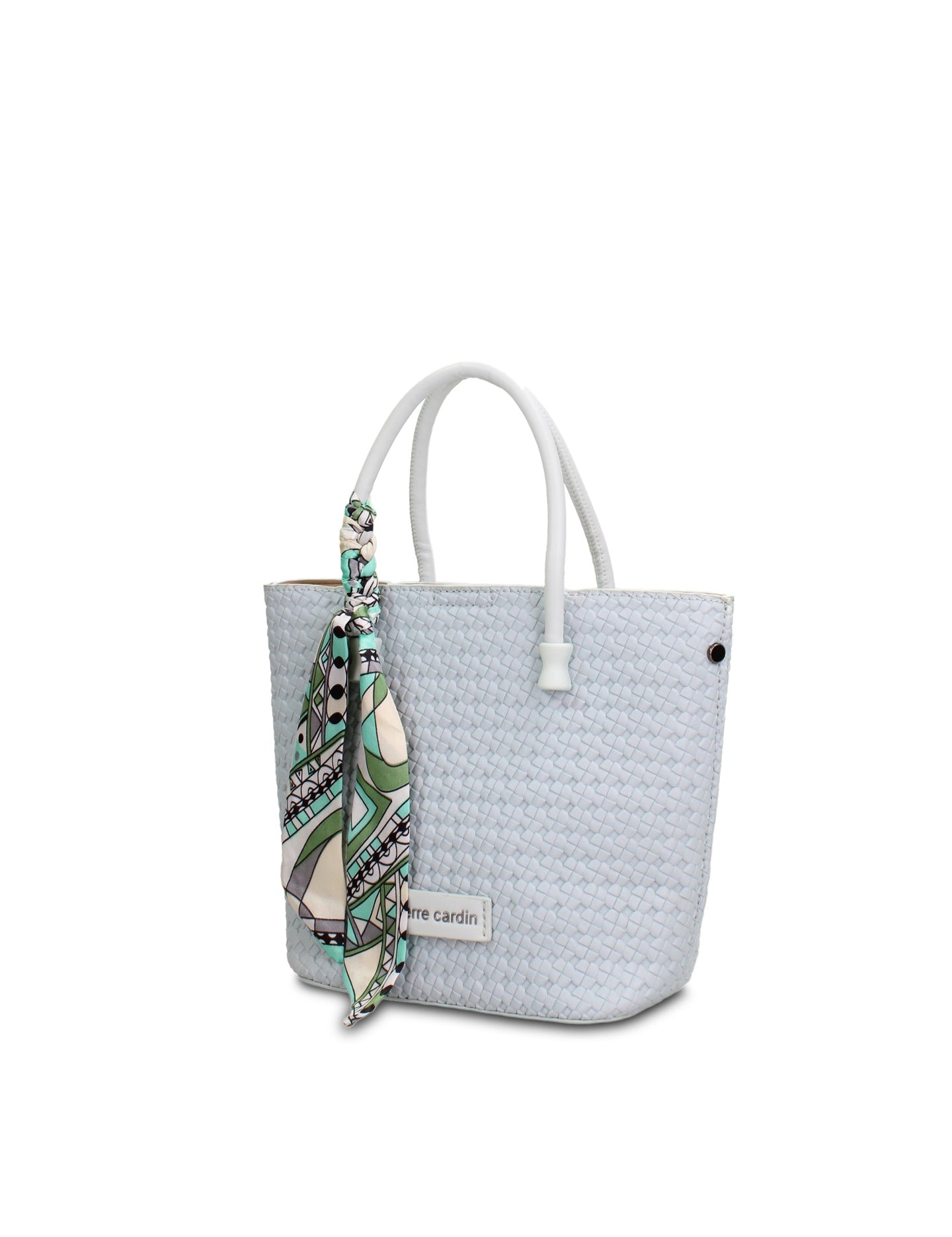 Borsa a Mano in Pelle Vegana Azzurro Pierre Cardin