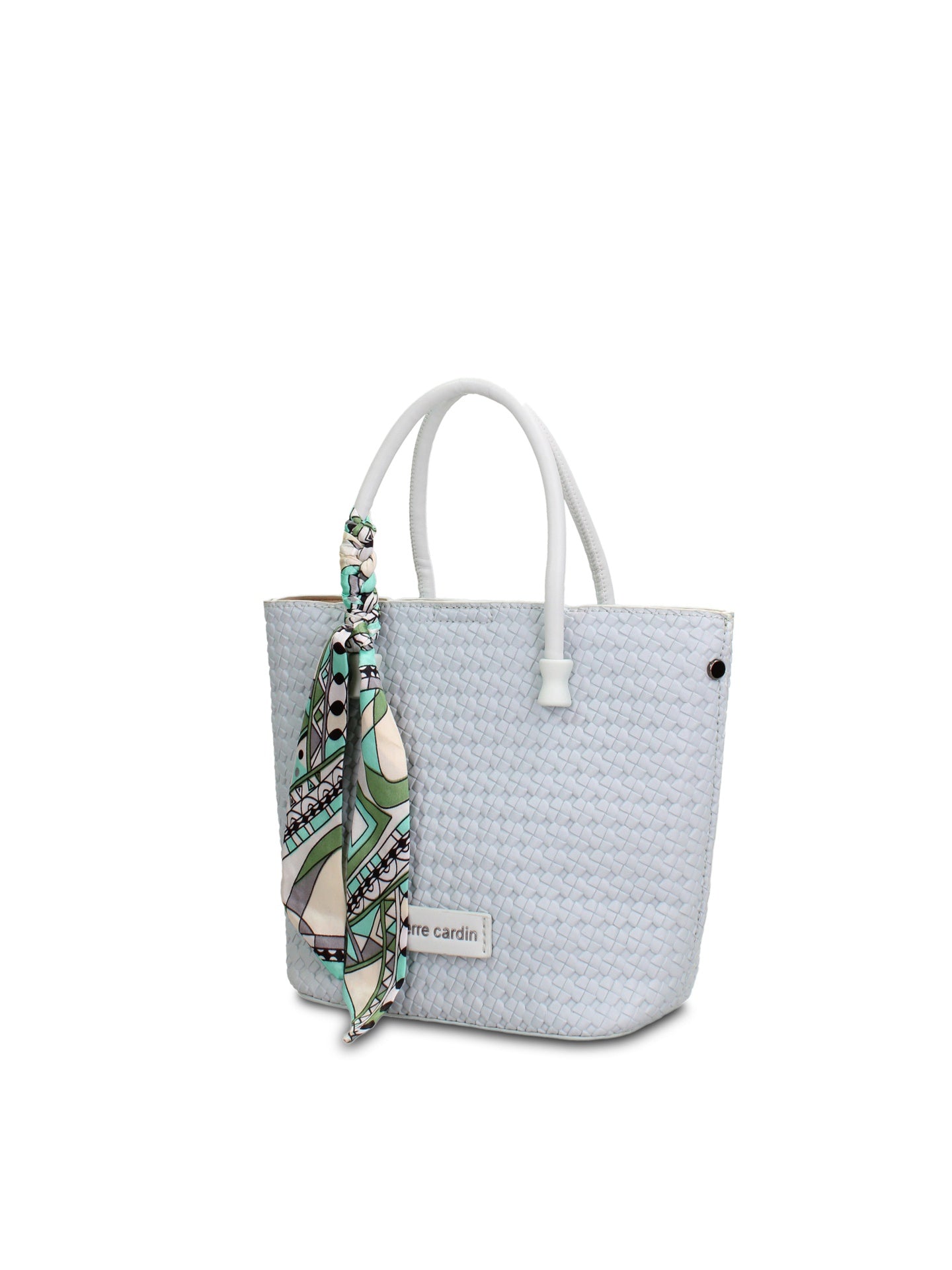 Borsa a Mano in Pelle Vegana Azzurro Pierre Cardin