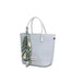 Borsa a Mano in Pelle Vegana Azzurro Pierre Cardin