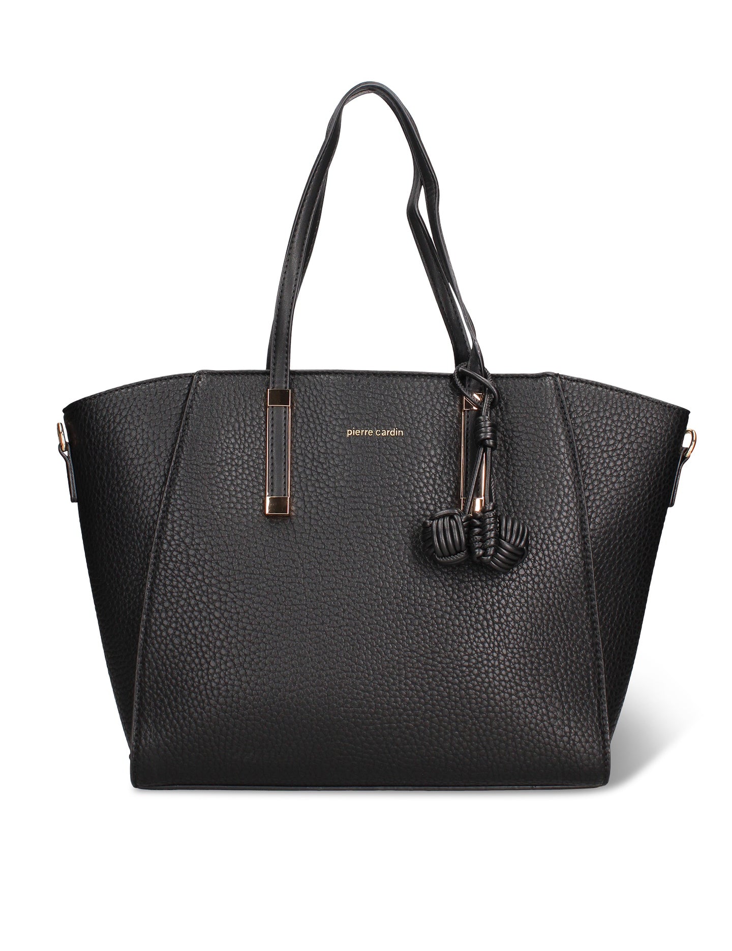Borsa a Mano in Pelle Vegana Nero Pierre Cardin