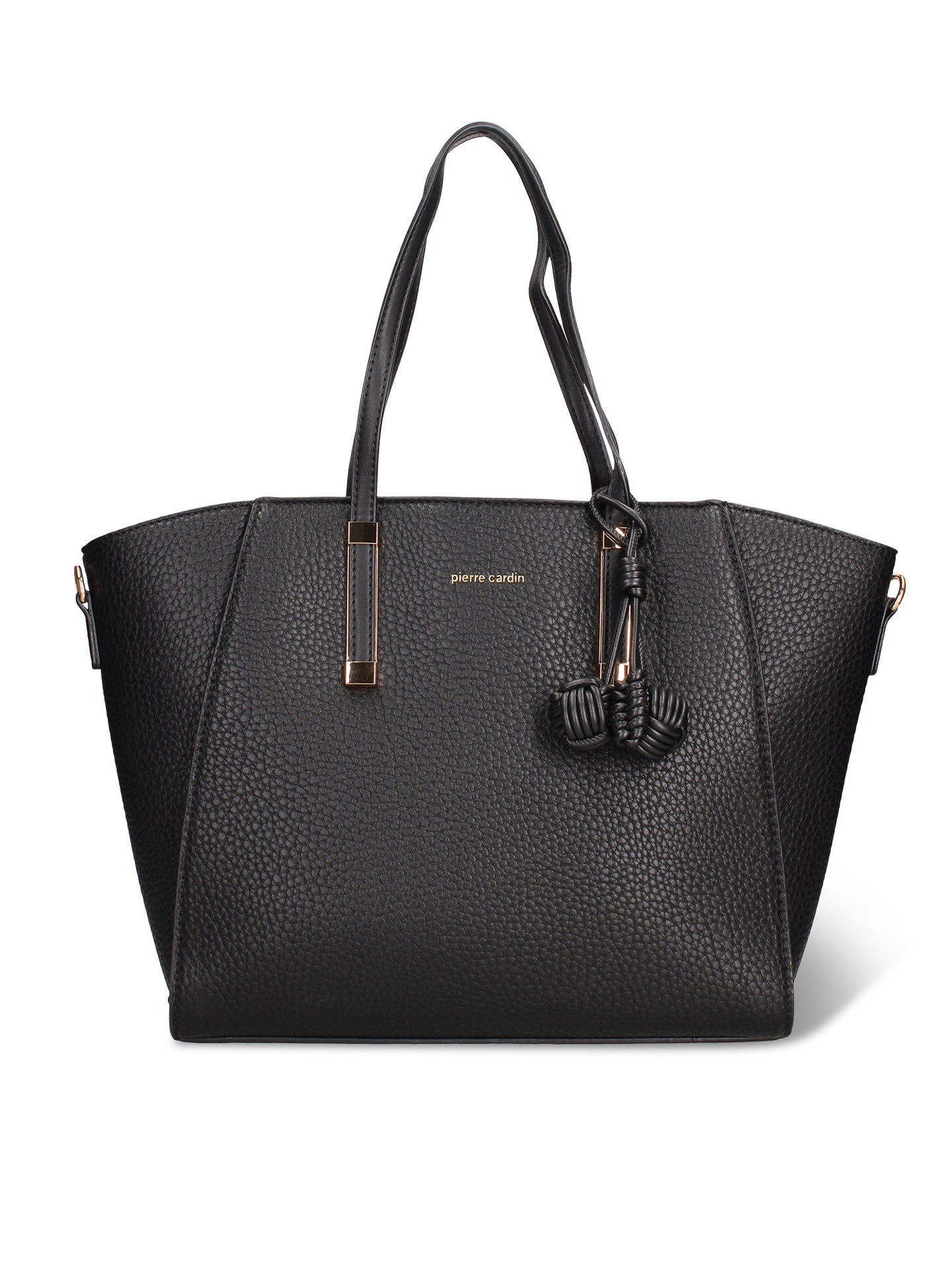 Borsa a Mano in Pelle Vegana Nero Pierre Cardin