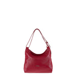 Borsa a Spalla in Vera Pelle Rubino Pierre Cardin