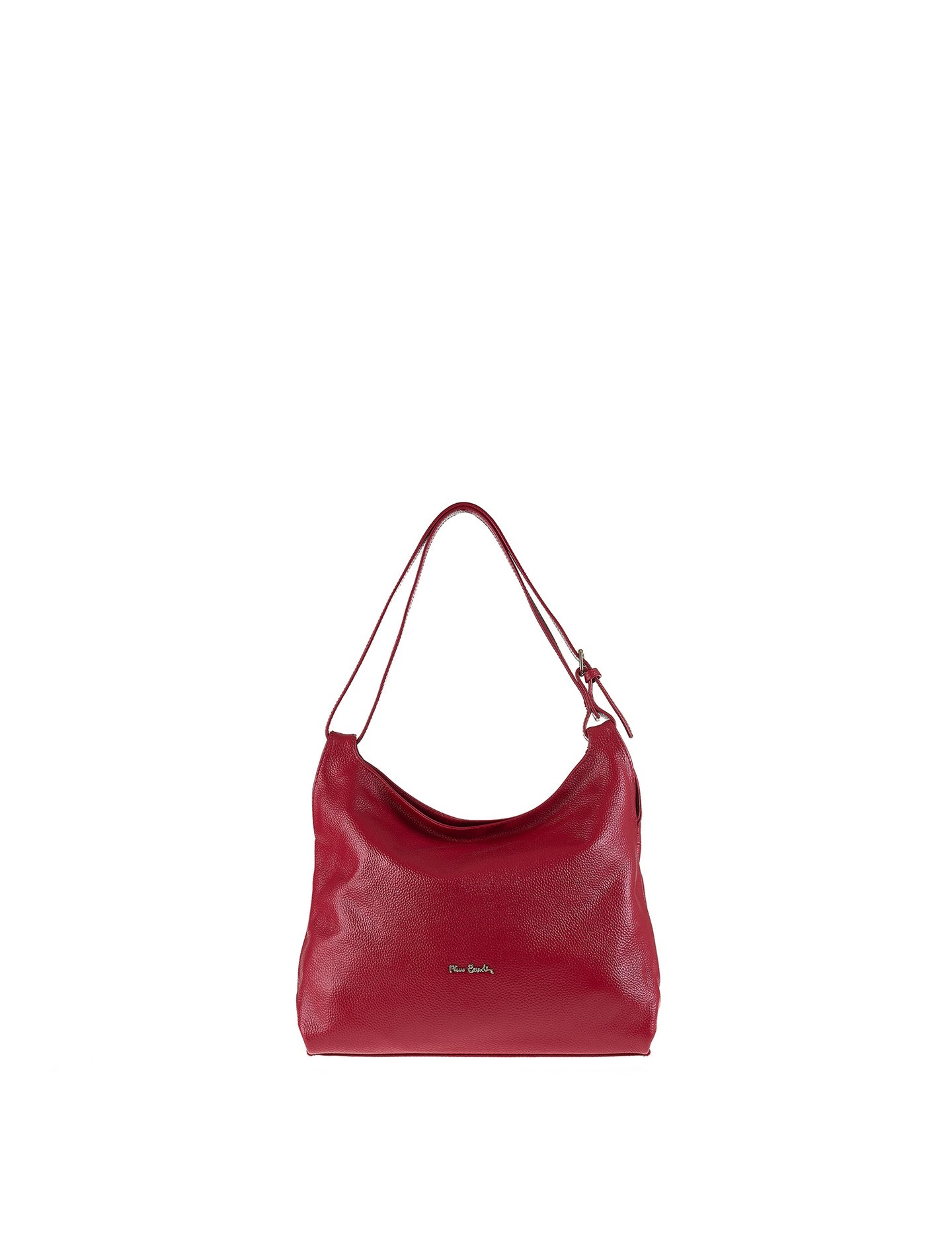 Borsa a Spalla in Vera Pelle Rubino Pierre Cardin