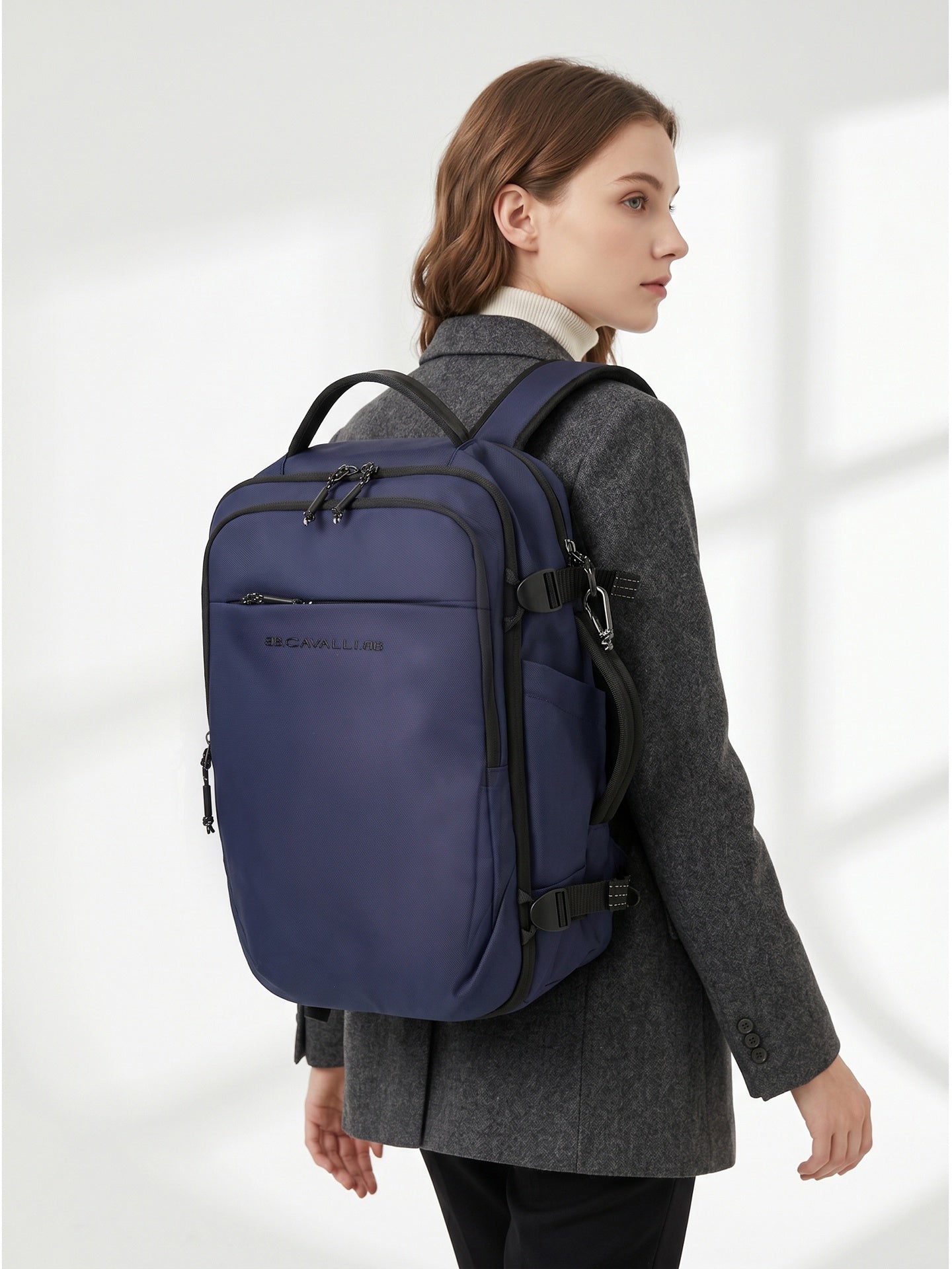 Zaino in Poliestere 100% Blu