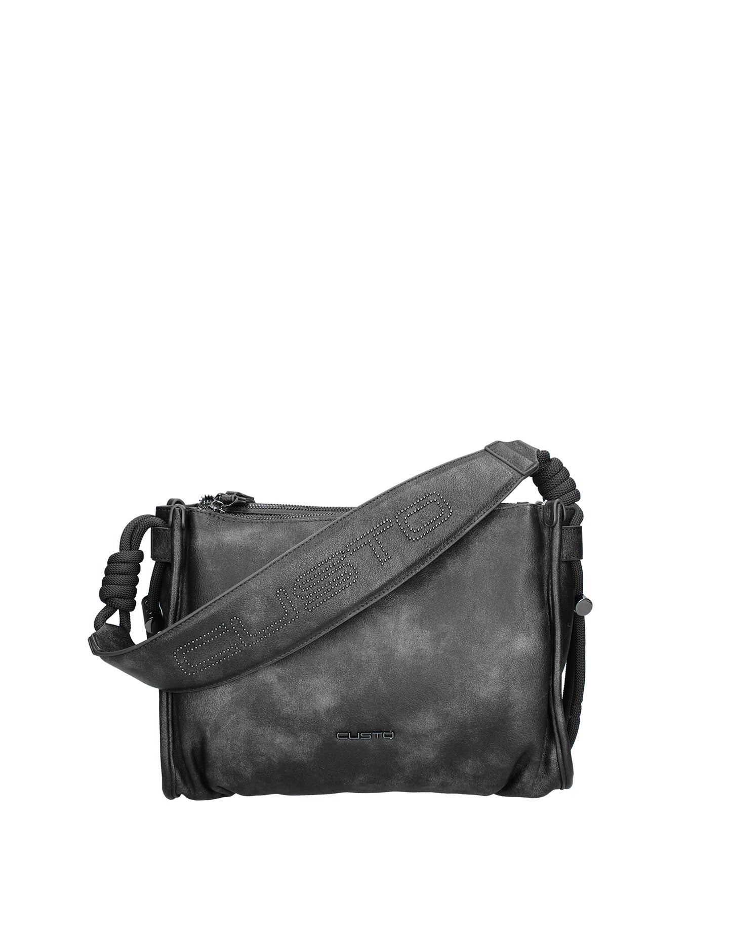 Borsa a tracolla CUSTO - Nero