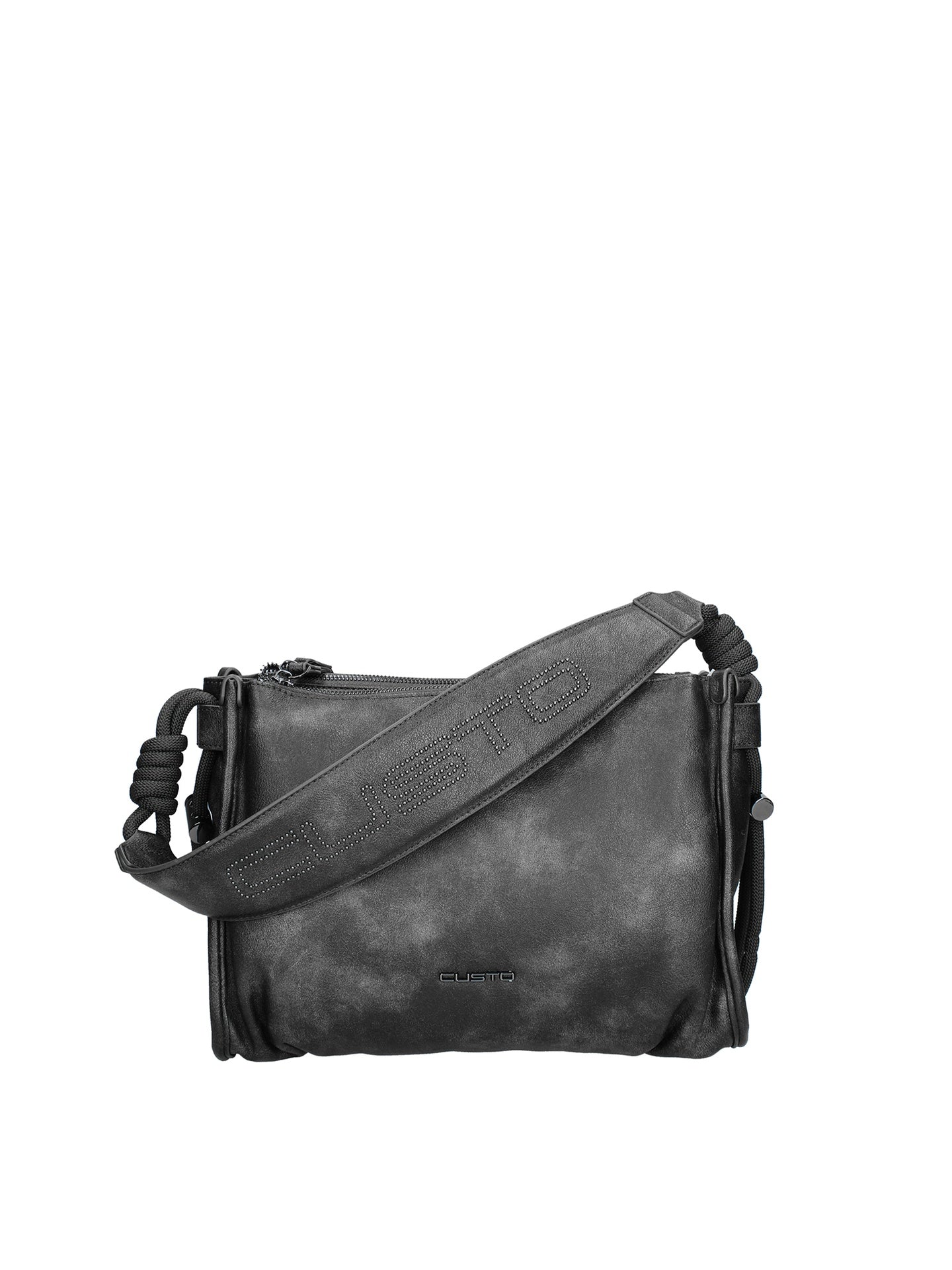 Borsa a tracolla CUSTO - Nero