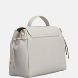 Borsa a bauletto in Pelle Vegana Off-White